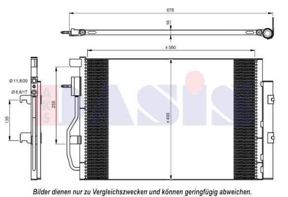 AKS DASIS Kondensaator,kliimaseade 522082N